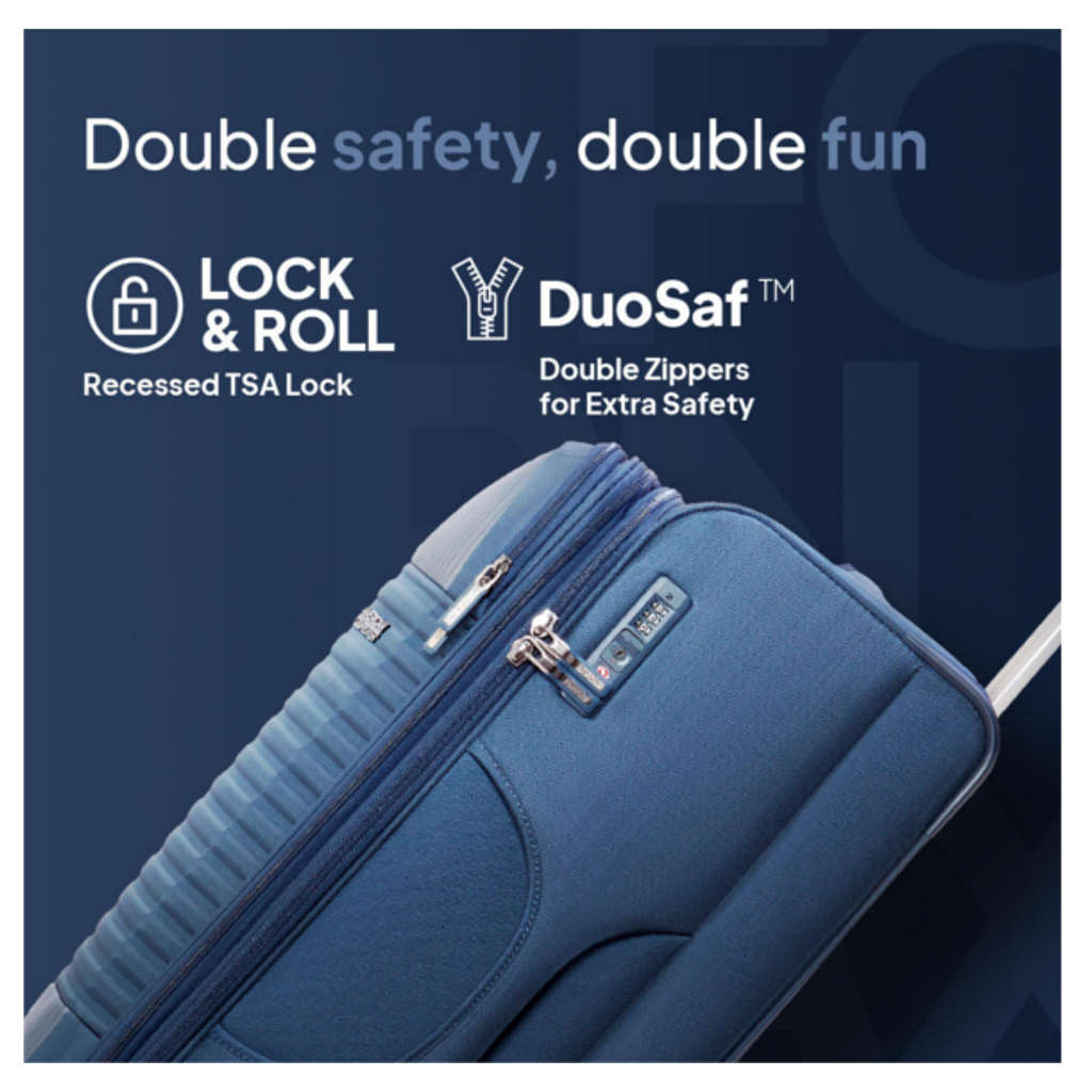 American Tourister Fornax Medium 66 Cm Check-In Suitcase Blue