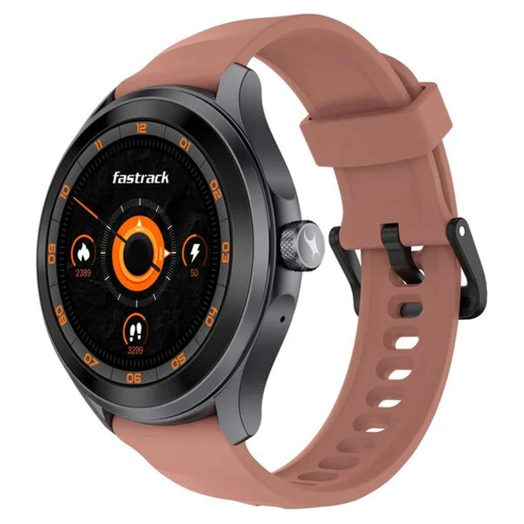 Fastrack VOX Pro 1.38 Inch Ultra Vu Display Smartwatch Pink 