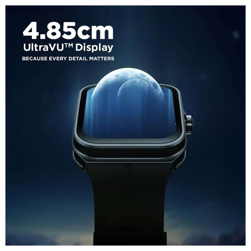 Fastrack VOX Neo 1.91 Inch Ultra Vu Display Smartwatch Black