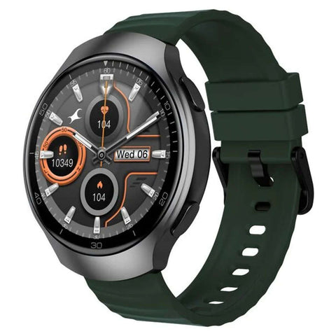 Fastrack VOX CirQ 1.38 Inch Ultra Vu Display Smartwatch Green 