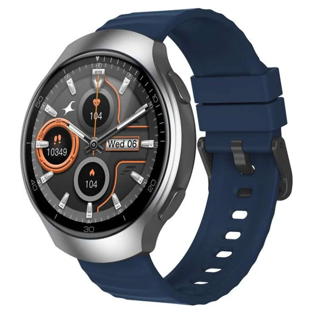Fastrack VOX CirQ 1.38 Inch Ultra Vu Display Smartwatch Blue 