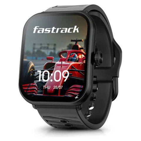 Fastrack Mynd 1.93 Inch AMOLED Display Smartwatch Black 