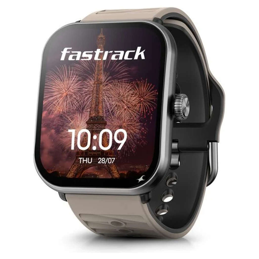 Fastrack Mynd 1.93 Inch AMOLED Display Smartwatch Grey 