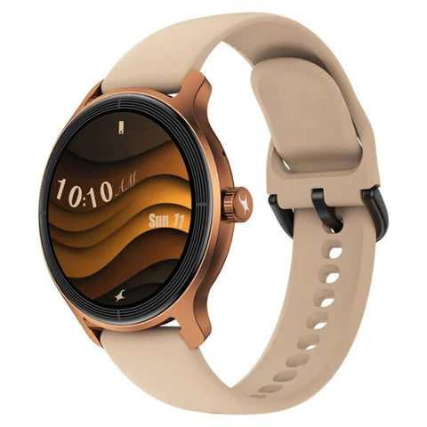 Fastrack Sleek 1.32 Inch AMOLED Display Smartwatch Rose Gold 