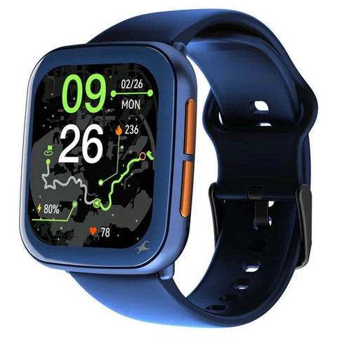 Fastrack Navstar 1.85 Inch AMOLED Display Smartwatch Blue 