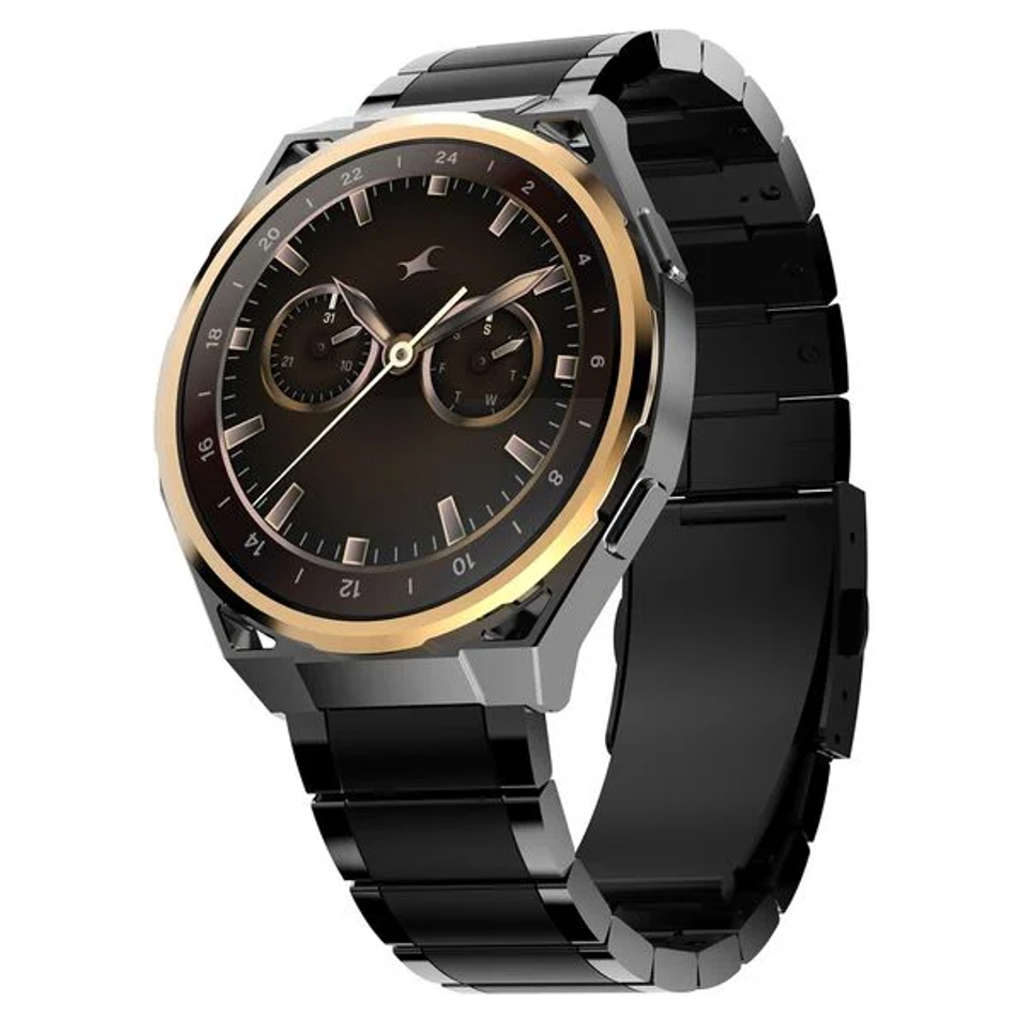 Fastrack Marvellous FX3 1.43 Inch AMOLED Display Smartwatch Black 
