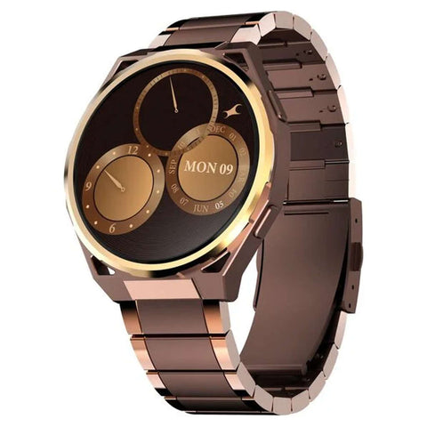 Fastrack Marvellous FX3 1.43 Inch AMOLED Display Smartwatch Brown 