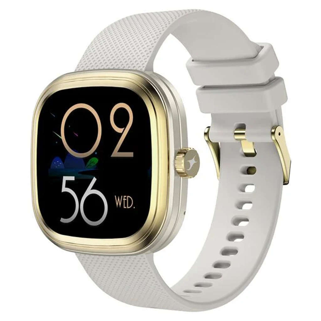 Fastrack Ryz 1.72 Inch Ultra Vu Display Smartwatch Ivory White 