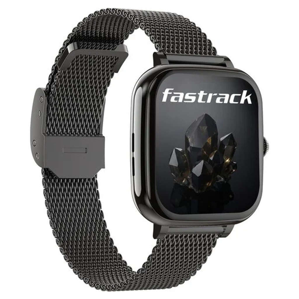 Fastrack Noir Rizz 1.72 Inch Ultra Vu Display Smartwatch Black 