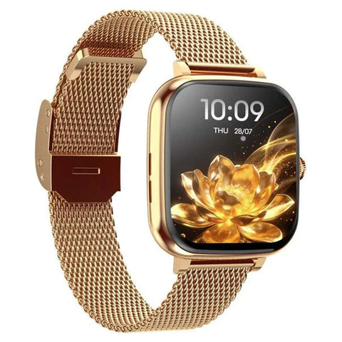 Fastrack Noir Rizz 1.72 Inch Ultra Vu Display Smartwatch Rose Gold 