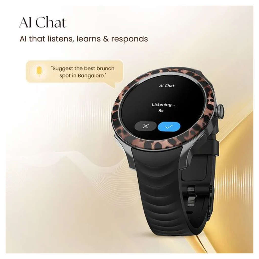 Fastrack Ella 1.2 Inch AMOLED Display Smartwatch Wine Red