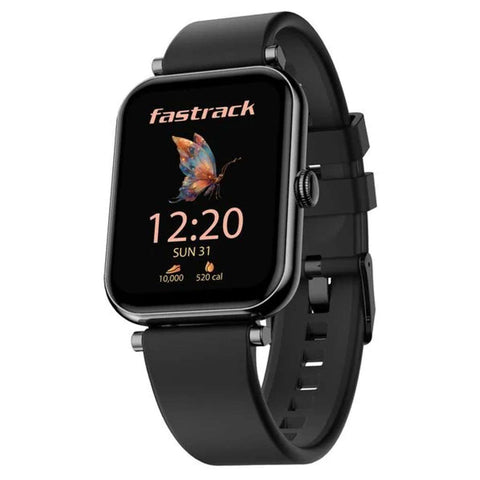Fastrack Noir Charm 1.65 Inch AMOLED Display Smartwatch Black 