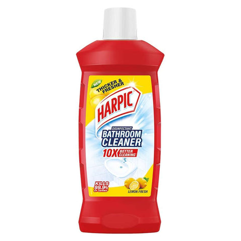 Harpic Red Disinfectant Lemon Bathroom Cleaner 1 Litre 