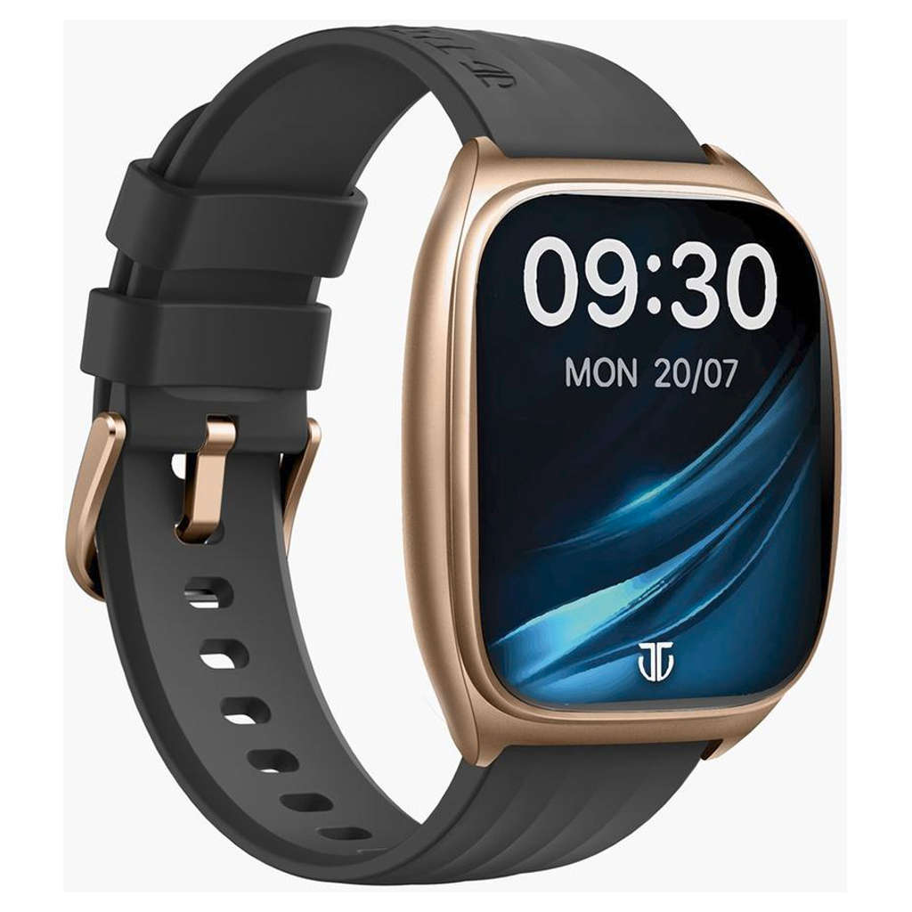 Titan Evolution 1.85 Inch Curved AMOLED Display Smartwatch Black & Gold