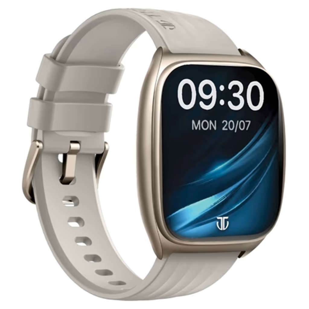 Titan Evolution 1.85 Inch Curved AMOLED Display Smartwatch Beige