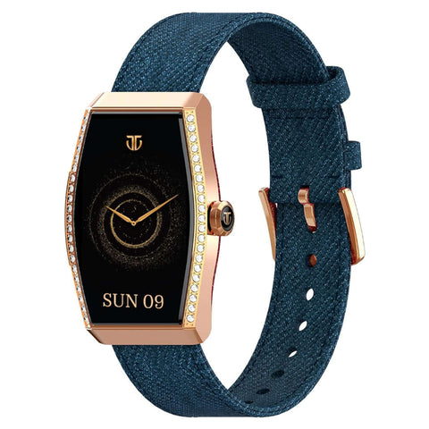 Titan Valerei Aura 1.47 Inch AMOLED Display Women Smartwatch Teal Green 
