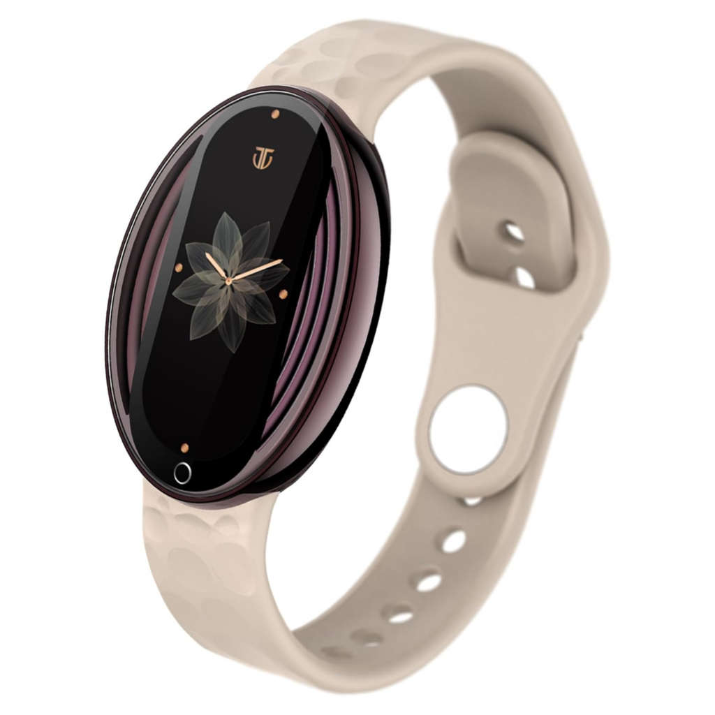 Titan Orbis 1.62 Inch AMOLED Display Women Smartwatch Beige 