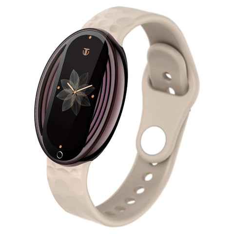 Titan Orbis 1.62 Inch AMOLED Display Women Smartwatch Beige 