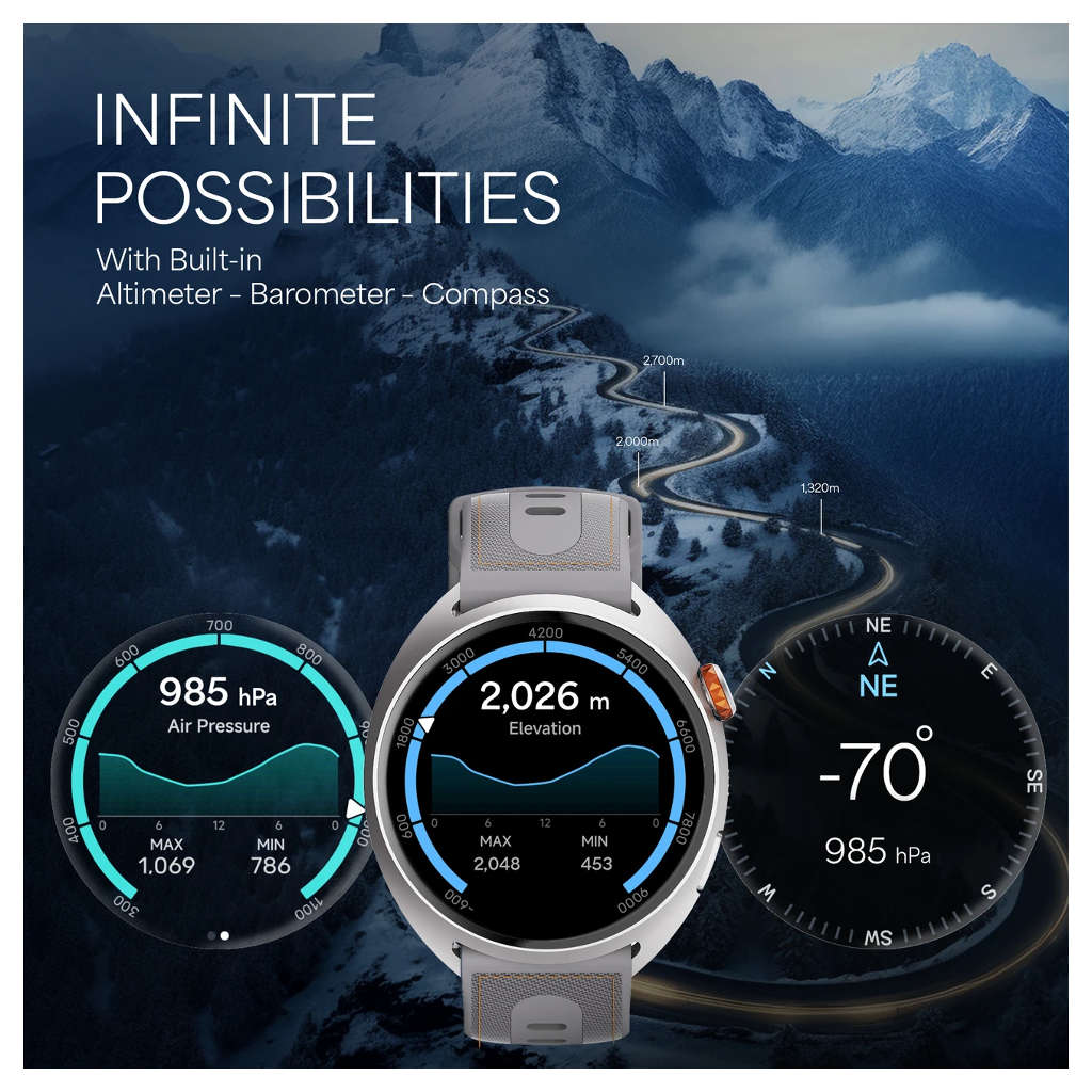 Titan Celestor 2.0 1.43 Inch AMOLED Display Smartwatch Black