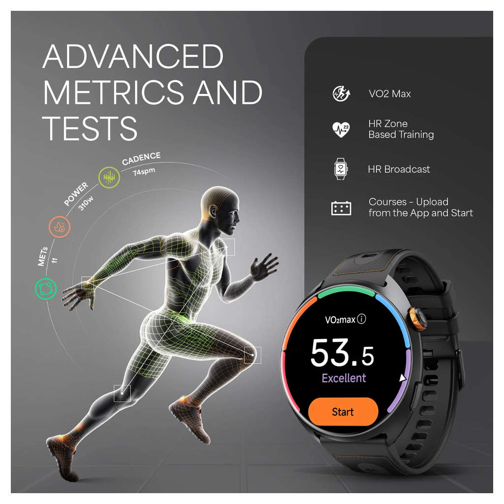 Titan Celestor 2.0 1.43 Inch AMOLED Display Smartwatch Grey