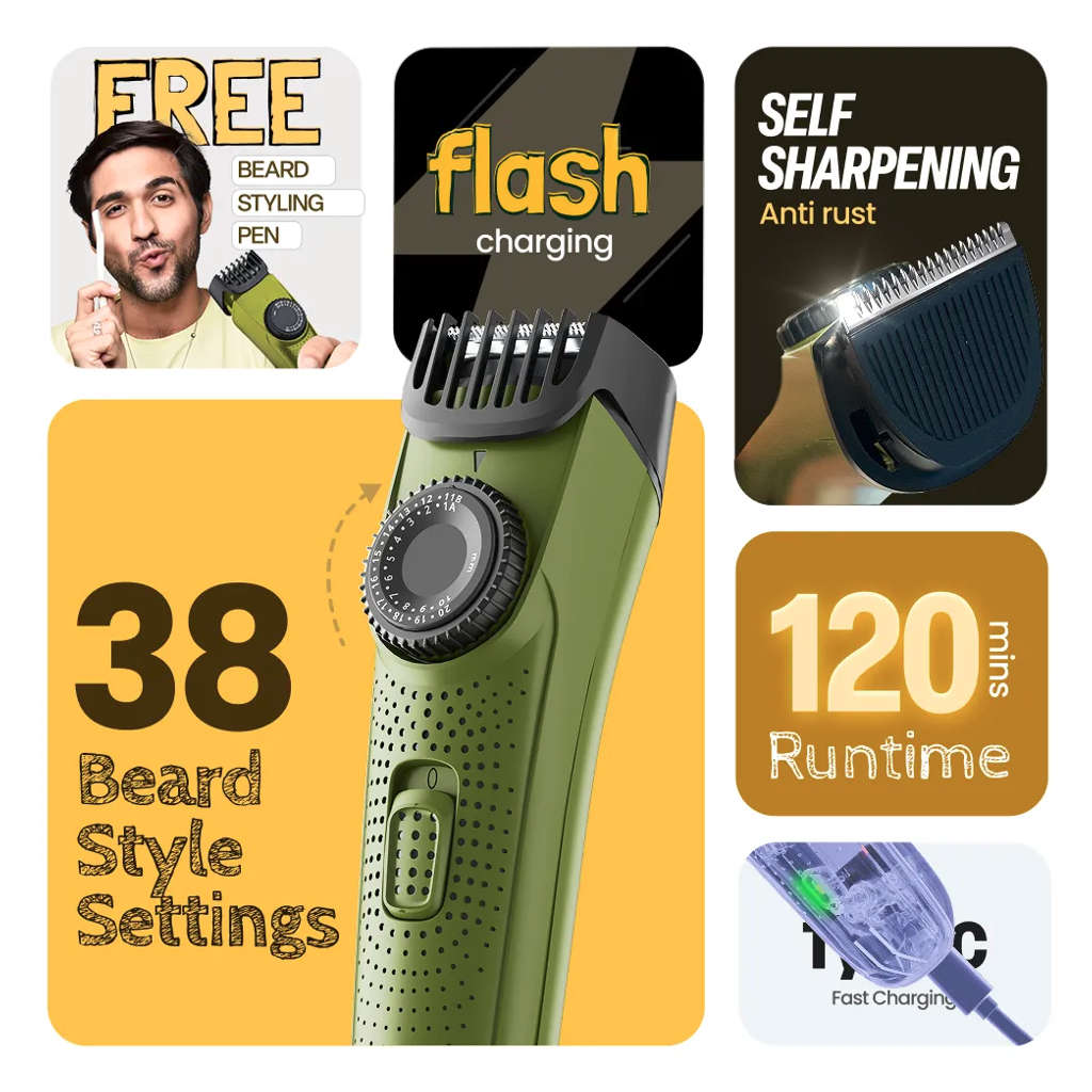 Bombay Shaving Company Power Play Edge Beard Trimmer