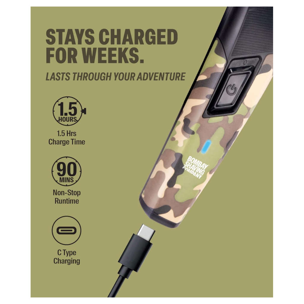 Bombay Shaving Company Power Play Nxt Combat Edition Beard Trimmer