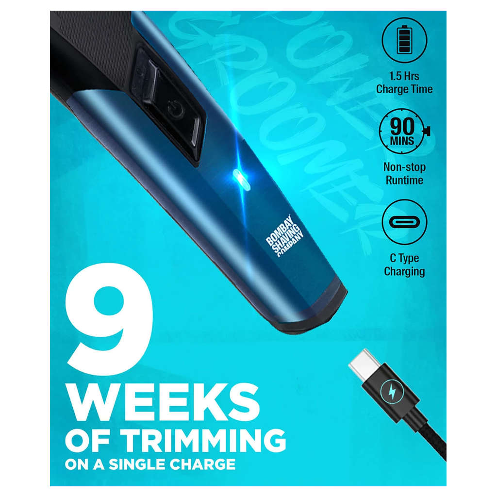 Bombay Shaving Company Power Groomer 11 In 1 Full Body Trimmer