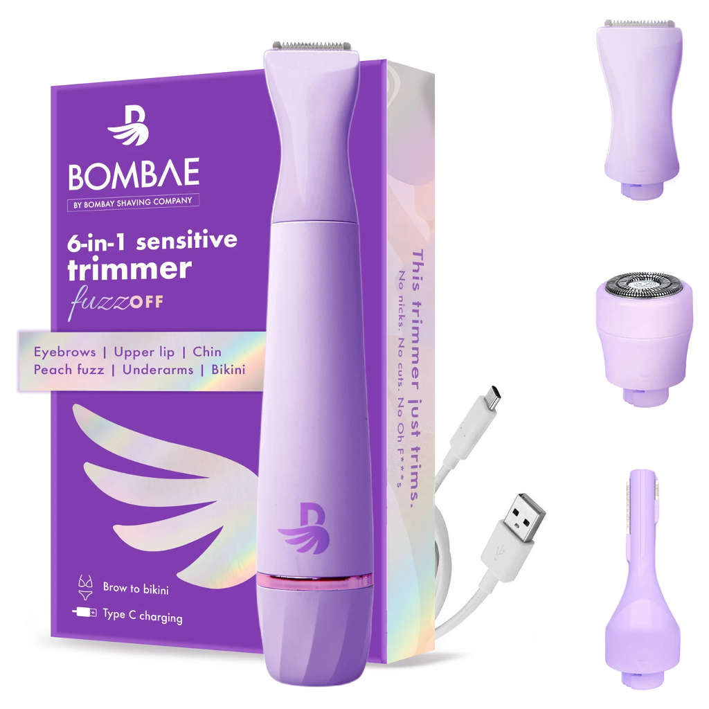Bombae 6 In 1 Sensitive Trimmer Fuzzoff For Women 