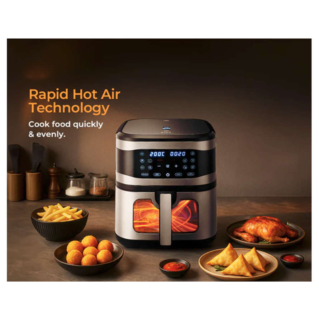 Kent Digital Air Fryer 8 Litre 116166