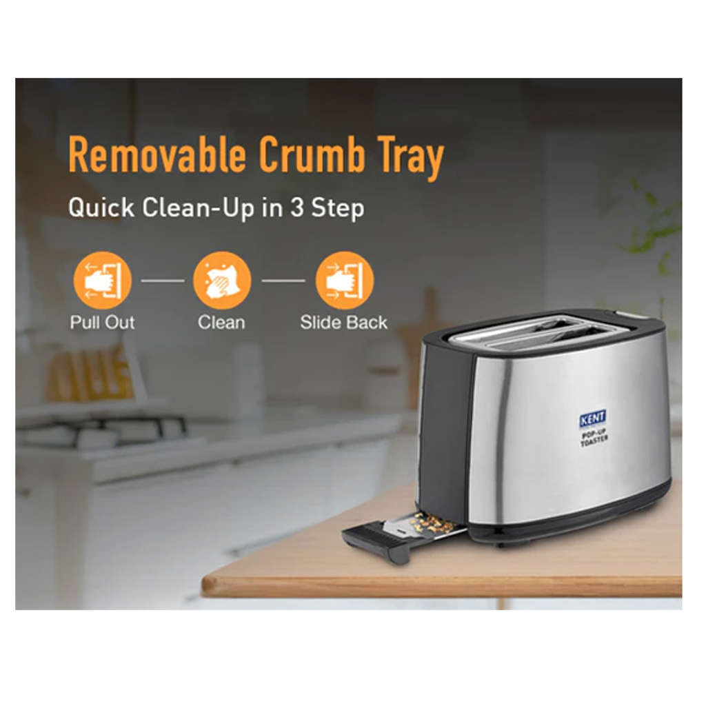 Kent Pop-Up Toaster Silver 116168