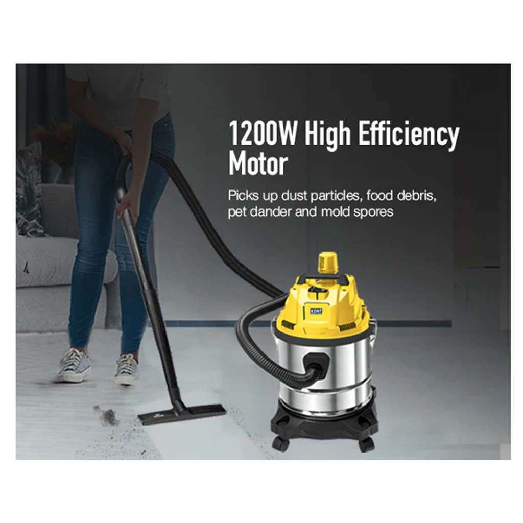 Kent Vortex Pro Wet & Dry Vacuum Cleaner 1200 W 116170