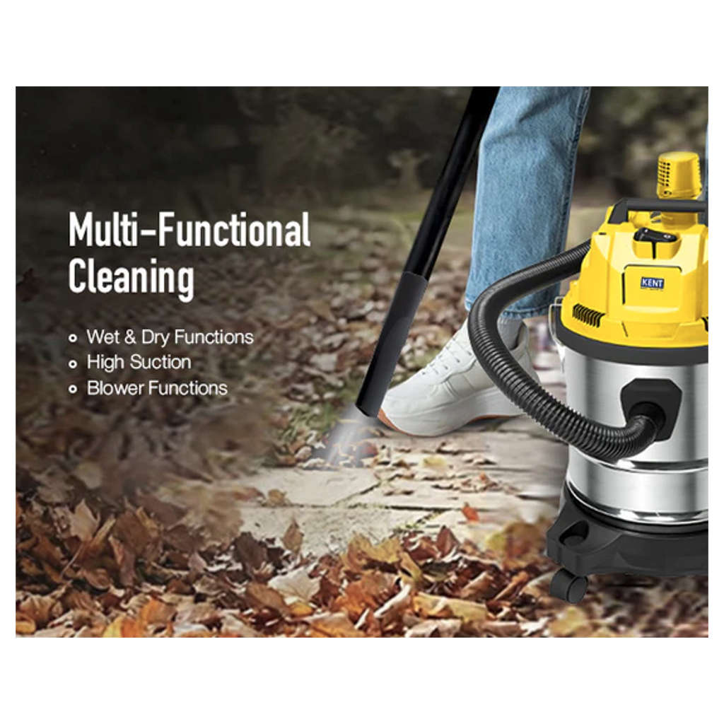 Kent Vortex Pro Wet & Dry Vacuum Cleaner 1200 W 116170
