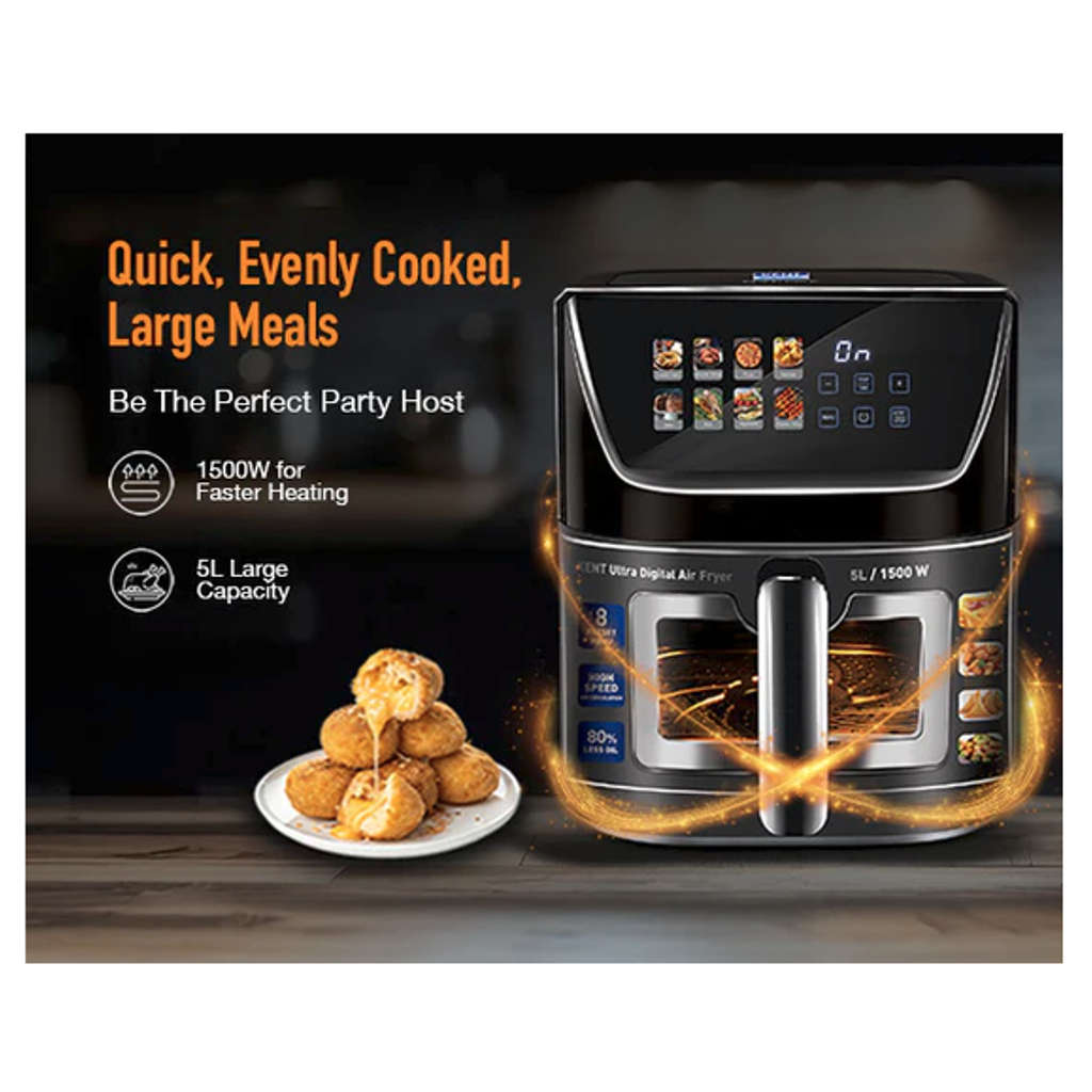 Kent Ultra Digital Air Fryer 5 Litre 1500 W
