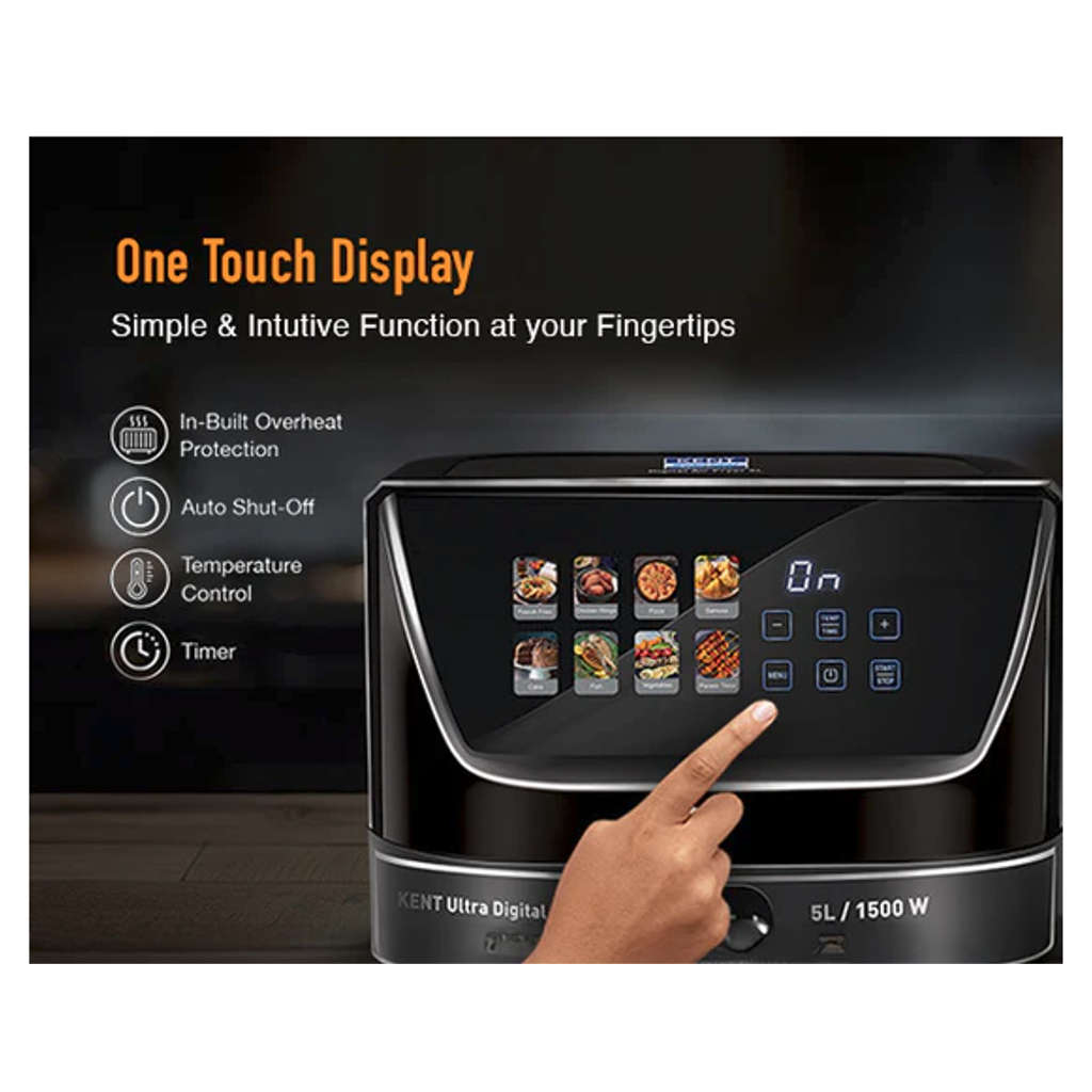 Kent Ultra Digital Air Fryer 5 Litre 1500 W
