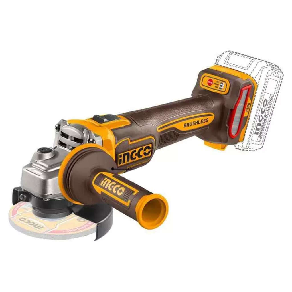 Ingco Cordless Angle Grinder 100mm CAGLI2120232 