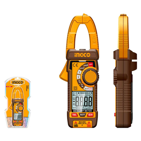 Ingco True RMS AC Digital Clamp Meter 4000 Counts DCM62001 