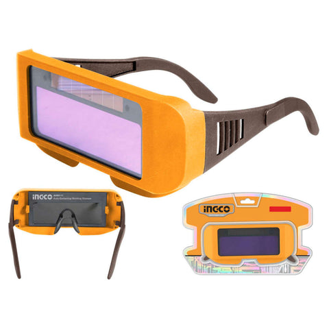 Ingco Auto-Darkening Welding Glasses 95 x 31 mm AHM111 