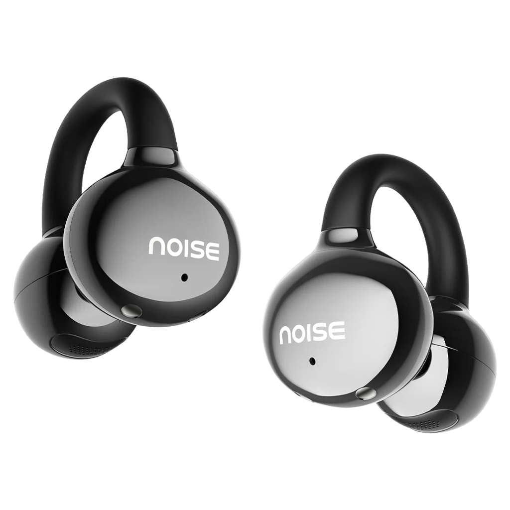 Noise Air Clip Truly Wireless Open Ear Earbuds Pearl Black