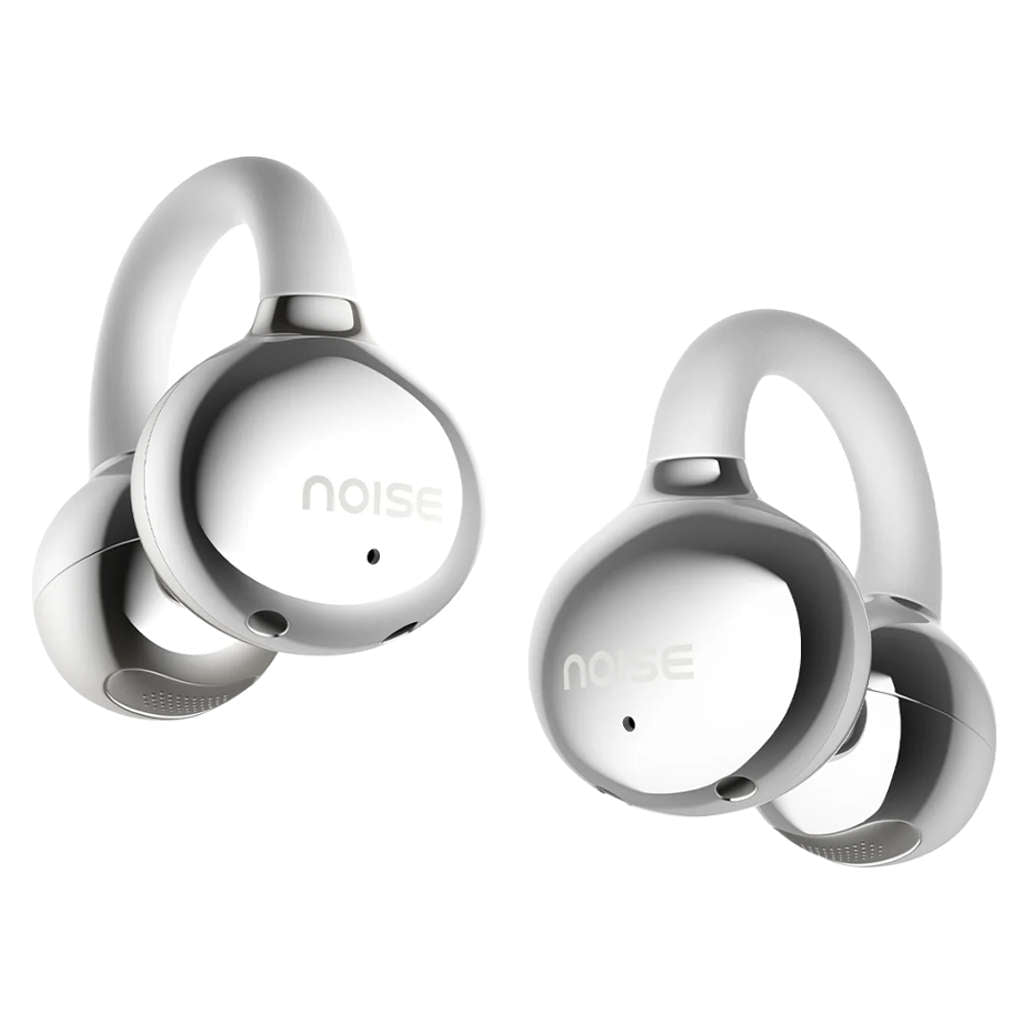 Noise Air Clip Truly Wireless Open Ear Earbuds Pearl White