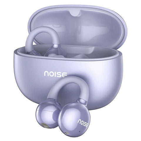 Noise Air Clip Truly Wireless Open Ear Earbuds Pearl Purple 