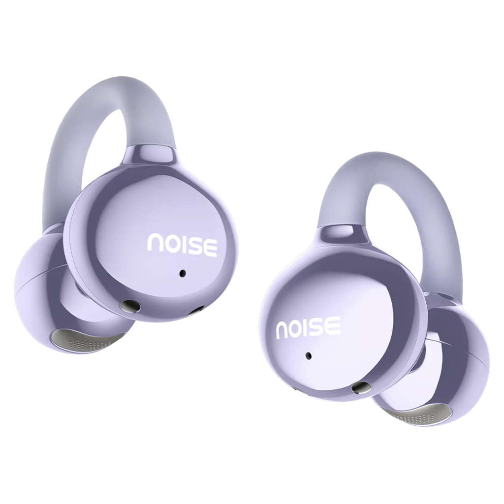 Noise Air Clip Truly Wireless Open Ear Earbuds Pearl Purple
