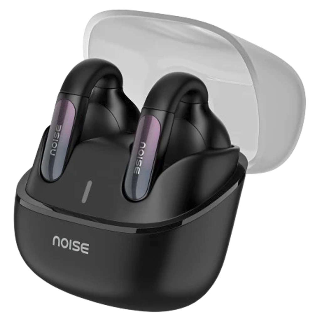 Noise Air Clip 2 Truly Wireless Open Ear Earbuds Frost Black