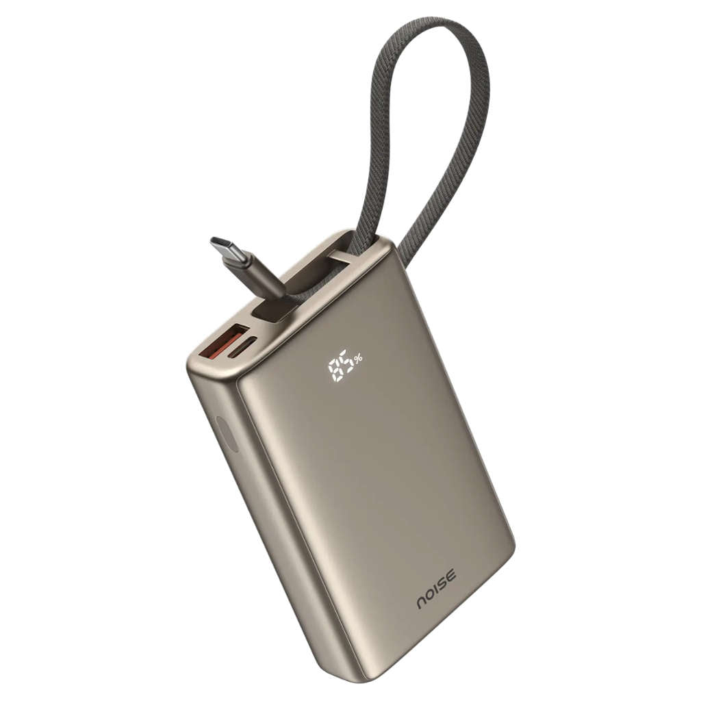 Noise 10000 mAh Wired Power Bank Titanium