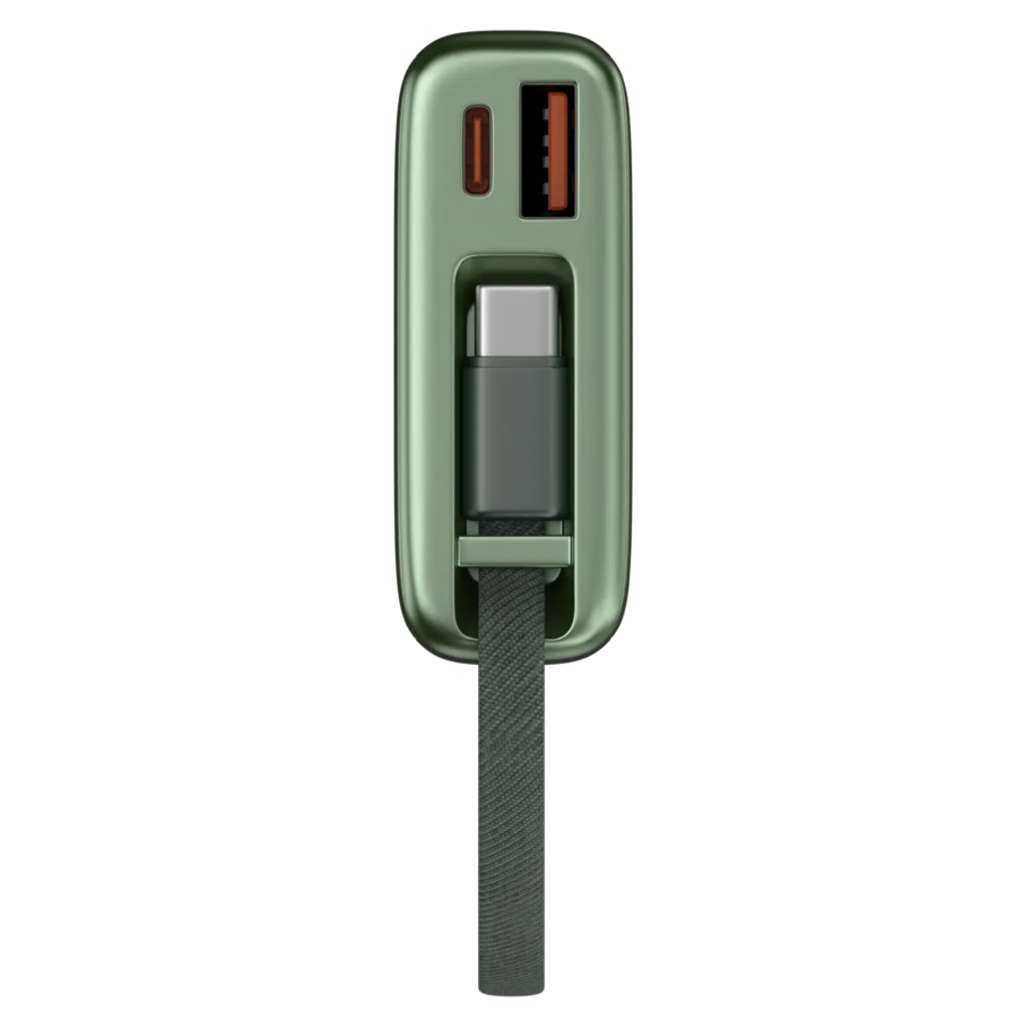 Noise 10000 mAh Wired Power Bank Green