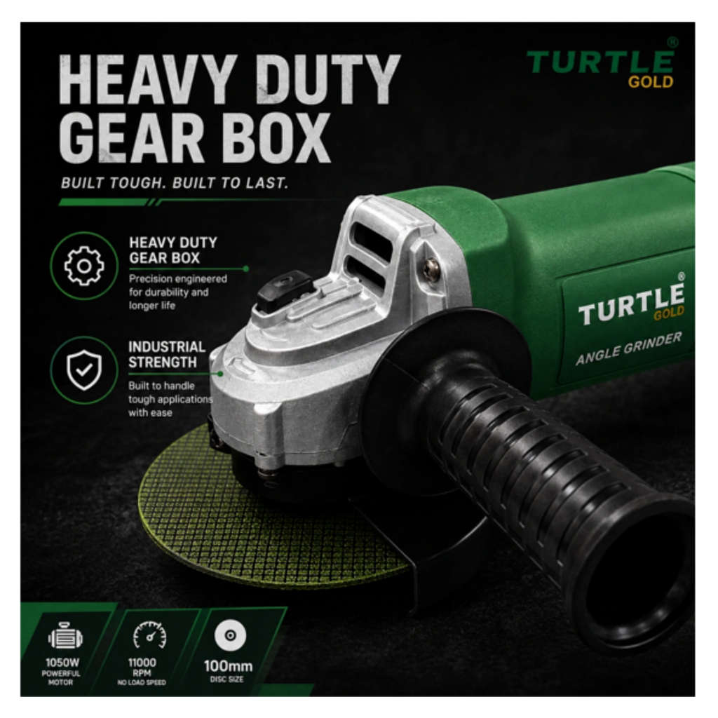 Turtle Gold Angle Grinder 4 Inch 1050 W ST-304S