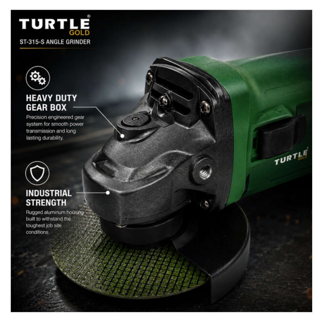 Turtle Gold Angle Grinder 4 Inch 1020 W ST-315S