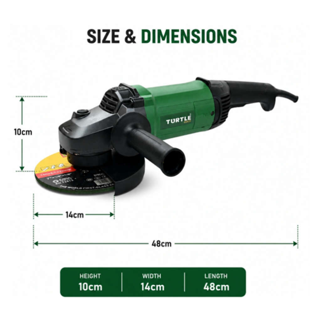 Turtle Gold Angle Grinder 9 Inch 3850 W ST-322S