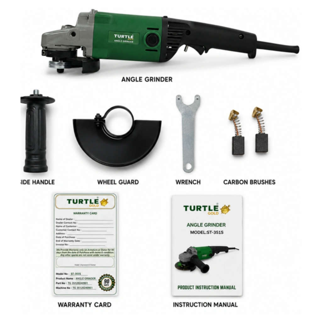 Turtle Gold Angle Grinder 5 Inch 1400 W ST-351S