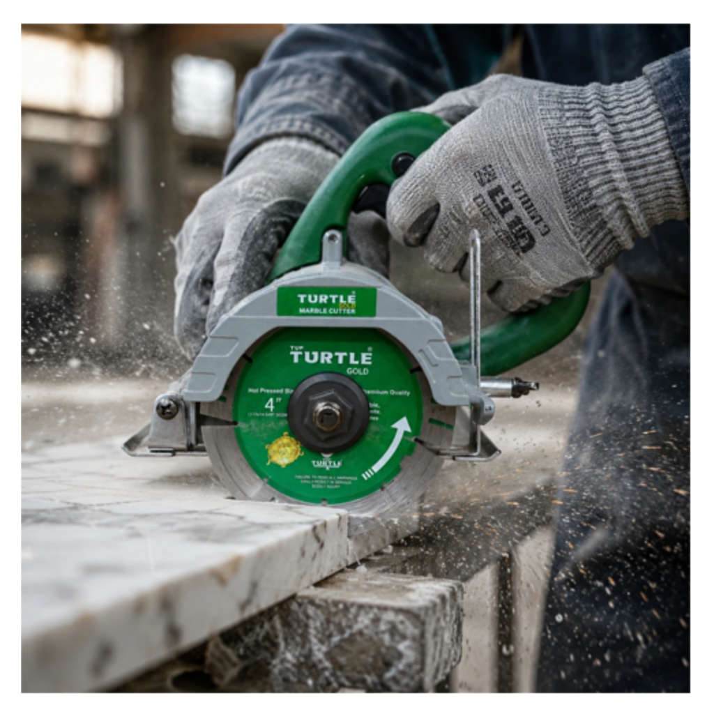 Turtle Gold Marble Cutter 4 Inch 1540 W ST-402-SB