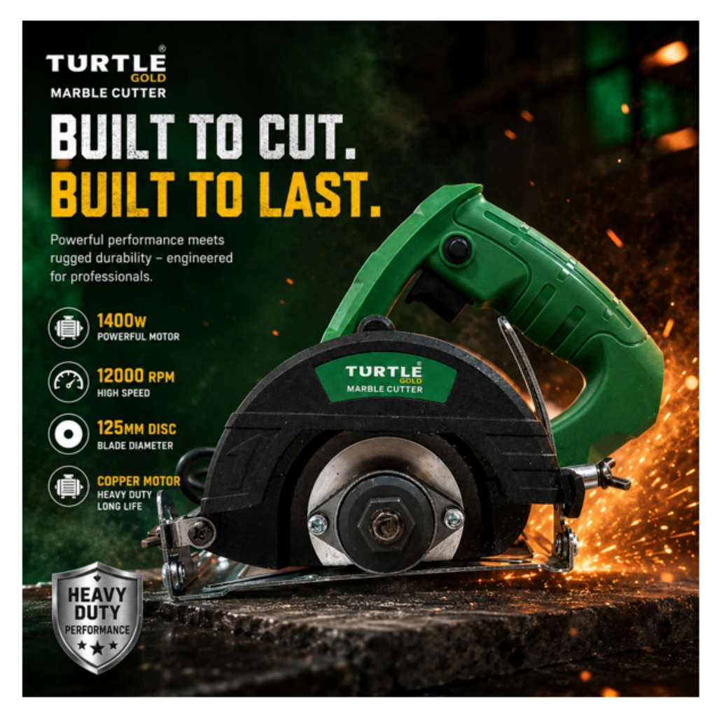 Turtle Gold Marble Cutter 5 Inch 1400 W ST-452S